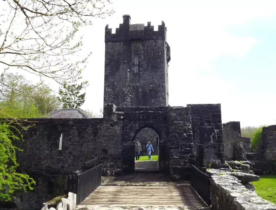 The Entrance to Aughnanure Castle - Stonghold of the O'Flahertys