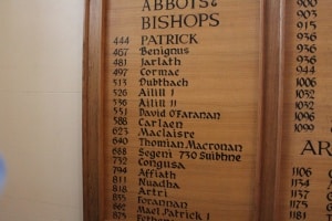 An example of old Irish names