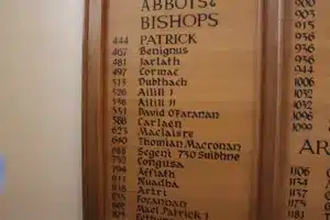 An example of old Irish names