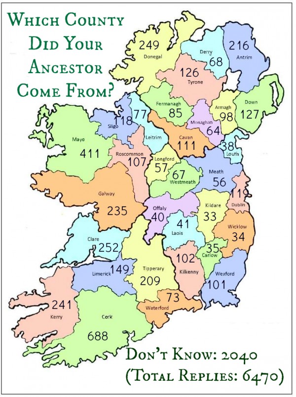 Plotting Your Irish Roots An Irish Counties Map Famil - vrogue.co