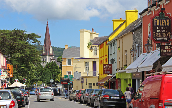 The town of Kenmare, County Kerry