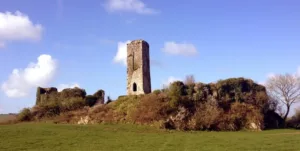 The ruins of Ballincollig Castle - Home of the Barretts.