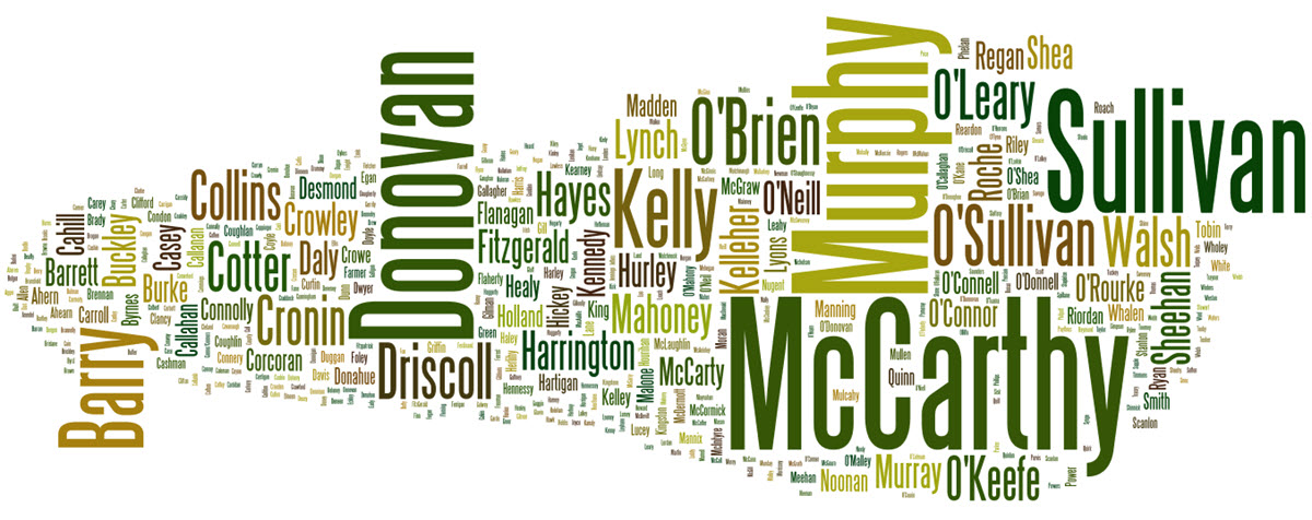 Irish Surnames of County Cork - from our Readers
