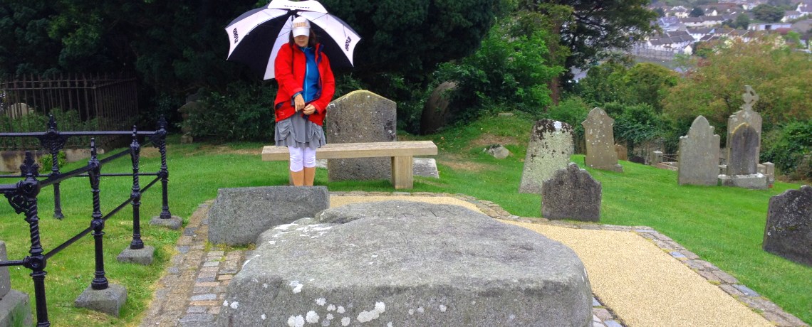 Saint Patrick's Grave in Downpatrick, County Down. Grave of Saint Patrick in Downpatrick, Seat of the Dunleavys.