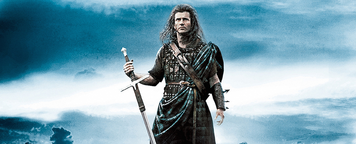 braveheart-film-1995 Mel Gibson in character