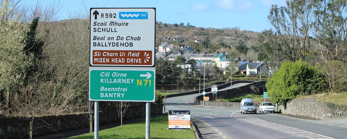 Ireland Trip Signposts in Ireland
