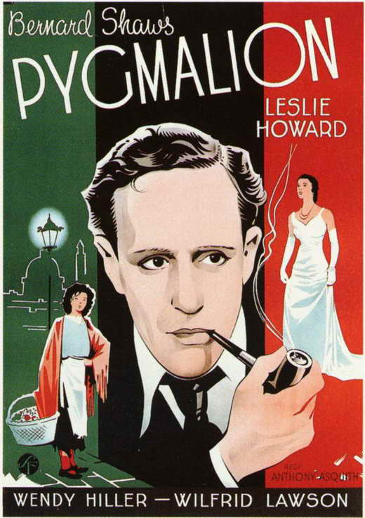 pygmalion movie poster 1938 1020197553 - The Life, Plays and Wisdom of George Bernard Shaw