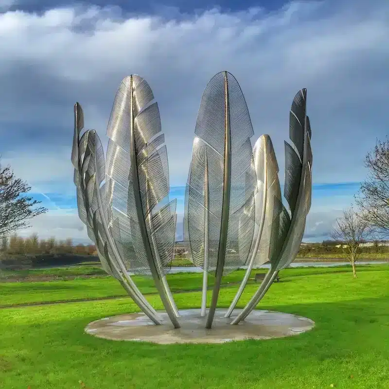 Choctaw feathers monument in Midleton, County Cork