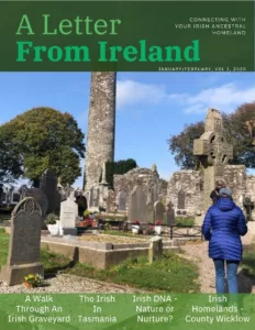 Irish magazine cover for A Letter From Ireland