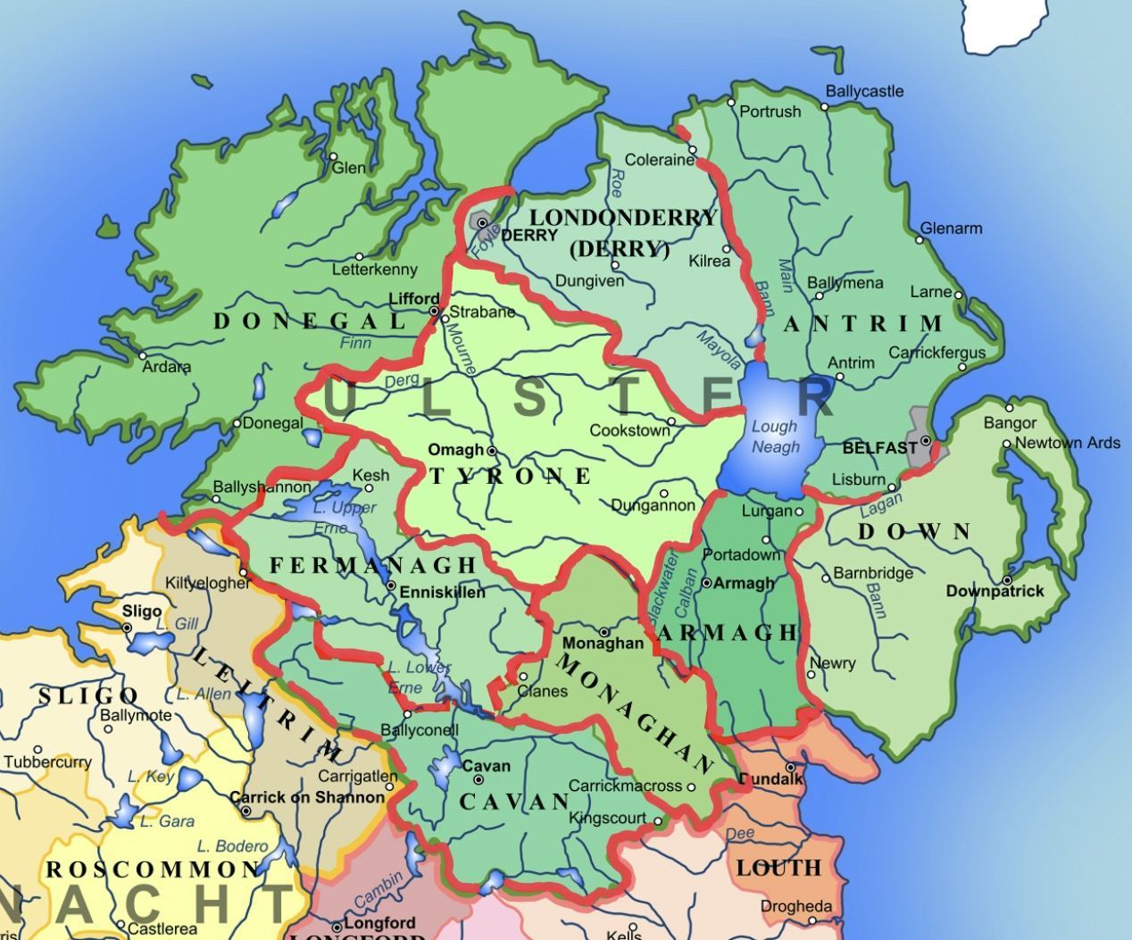 Ulster Musical Map