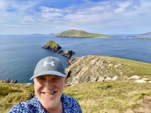 Mike at Dunmore Head - The Most Westerly Point in Ireland, County Kerry