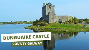 Dunguaire Castle, County Galway, Ireland with the tide in.