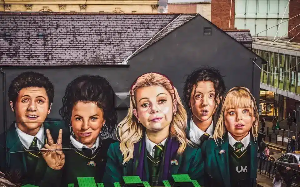 derry girls mural