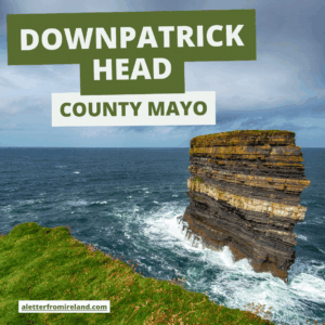 Downpatrick Head - A 'sea stack', rare Donegal surnames, and scented candles....
