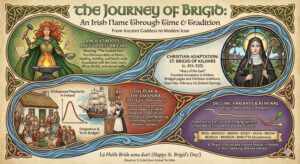Brigid name story horizontal - Brigid: The Name That Flowed from Ireland around the world